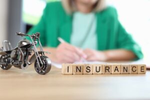 Motorcycle Insurance Adjuster working on claim