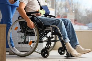 Pain and suffering after a motorcycle crash resulting in severe injuries and long-term disability.