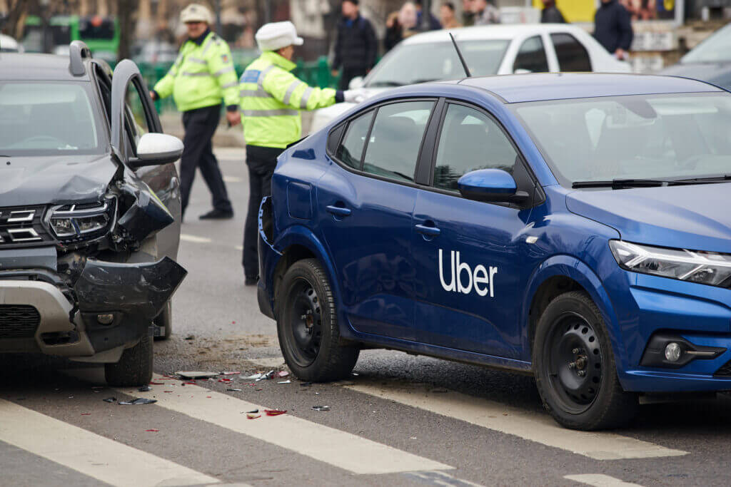 Uber or Lyft accident
